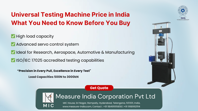 Universal Testing Machine Price in India